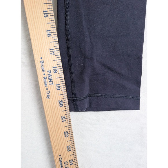 Lululemon Crop 21" Leggings Womens sz 6 Navy Blue Athletic Performance - Picture 5 of 8